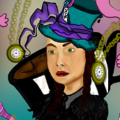 Mi proyecto del curso: Retratos digitales de fantasía con Photoshop. Un progetto di Illustrazione tradizionale, Disegno, Illustrazione digitale, Disegno di ritratti, Disegno digitale e Pittura digitale di Judith Lozano - 17.11.2023