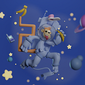 Mi proyecto del curso: Creación de personajes en 3D con Blender. Un progetto di 3D, Character design, Modellazione 3D, Character design 3D e Progettazione 3D di Xion Animation - 17.11.2023