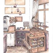 My project for course: Sketchbook Illustration with Colored Pencils. Un projet de Illustration traditionnelle, Beaux Arts, Esquisse , Dessin au cra, on, Dessin, Dessin artistique , et Carnet de croquis de Tim Hsieh - 19.11.2023