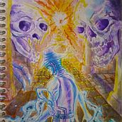 Mi proyecto del curso: Técnicas de acuarela para portadas de cómic. Character Design, Comic, Drawing, Watercolor Painting, and Traditional illustration project by Ruben Acero Perez - 12.02.2023