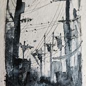 Mon projet du cours : Peinture expressive à l'aquarelle : illustrations captivantes. Fine Arts, Painting, and Watercolor Painting project by Vanessa Mekhalfi - 11.19.2023