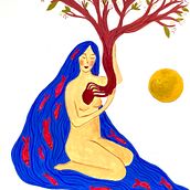 My project for course: Painting with Gouache: Create Poetic Illustrations. Een project van Traditionele illustratie,  Beeldende kunst, Schilderij y Schilderen met gouache van San Tse - 19.11.2023