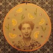 Mijn project van de cursus: Foto's borduren op stof. Photograph, Collage, Paper Craft, Printing, Embroider, DIY, and Textile Design project by Jessie Kerkhove - 11.15.2023