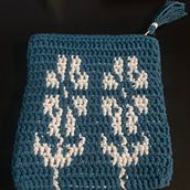 Mi proyecto del curso: Diseño de patrones en crochet: encuentra tu propio estilo. Accessor, Design, Pattern Design, DIY, Crochet, and Textile Design project by Araceli Enriquez - 11.18.2023