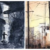 Mon projet du cours : Peinture expressive à l'aquarelle : illustrations captivantes. Projekt z dziedziny  Sztuki piękne,  Malarstwo i Malowanie akwarelą użytkownika Corinne - 20.11.2023