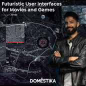 Futuristic User Interfaces for Movies and Games - Final Project. Motion Graphics, Video Games, 3D Animation, and 3D Modeling project by Ernex - 05.03.2023