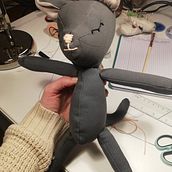 Mein Abschlussprojekt für den Kurs: Kuscheltiere selber machen Ein Projekt aus dem Bereich Design von Figuren, H, werk, Spielzeugdesign, Nähen, Nähen und Schnittmuster von Bianca Bereska - 20.11.2023