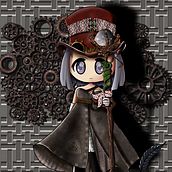 Steampunk Chibi sorceress _ Made in KRITA!. Ilustração tradicional, e Pintura digital projeto de corinne_hadaway - 21.11.2023