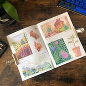 Sketchbook spread. Projekt z dziedziny Trad, c i jna ilustracja użytkownika Gwen Petiteau - 21.11.2023