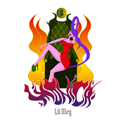 LIL MEY - MONICA . Animation, Music, Multimedia, and Design project by Patricia Orosco - 10.20.2022