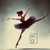 Tributo a Degas. Digital Illustration, and Character Design project by Mirwil Mejias - 11.22.2023