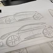 My project for course: Car Design sketching. Design, Industrial Design, Product Design, and Sketching project by Vishal Sharma - 11.22.2023