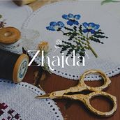Zhaida Bordados Artesanales. Design, Br, ing e Identidade, Design gráfico, e Packaging projeto de Micaela Altamira - 22.11.2023