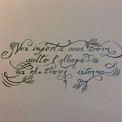 Il mio progetto del corso: Introduzione alle fioriture del corsivo inglese. Calligraph, Lettering, H, and Lettering project by danielapappalardo004 - 11.22.2023