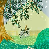 Maggie and the skunk. Un proyecto de Ilustración infantil e Ilustración digital de Erin Williams - 01.08.2023
