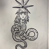 My project for course: Introduction to Etching Tattoos. Un progetto di Design di tatuaggi di Niall Donaghy - 23.11.2023