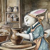 My project for course: Animal Characters in Watercolor for Children’s Books. Traditional illustration, Fine Arts, Painting, Drawing, Watercolor Painting, Children's Illustration, and Narrative project by Sabina Magomedova - 11.23.2023