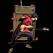 Proyecto: Banda Stone Sound. Traditional illustration, Digital Illustration, and Digital Drawing project by Victor Pajares Su - 11.21.2023