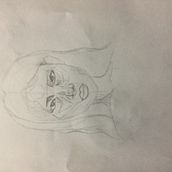 Meu projeto do curso: Retratos realistas a lápis: luz, sombra e proporção . Ilustrație tradițională, Arte plastice, Schițe, Desen în creion, Desen, Desen de portret, Desen realist, Desen artistic și Figura Desen de Yasmin Harumi Furuta Alves - 11.24.2023