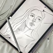 Mi proyecto del curso: Sketchbook de retrato: explora el rostro humano. Een project van  Schetsen,  Tekening,  Portrettekening,  Artistieke tekening y Sketchbook van Lic Fernanda Licona - 25.11.2023