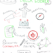 Daniele Chignoli, comunicatore della scienza. Traditional illustration, Creative Consulting, Lettering, Creativit, Drawing, Portfolio Development, Communication, H, and Lettering project by danielechignoli - 11.25.2023