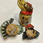 Mon projet du cours : Création de personnages en céramique : couleurs et textures . % langlois_marie1 tarafından hazırlanan Karakter Tasarımı, Sanat ve El Sanatları, Güzel sanatlar, He, kel, Ve Seramikler projesi - 11.25.2023