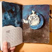 Pop-up cover pages in my bullet journal Ein Projekt aus dem Bereich 3D und Traditionelle Illustration von Deborah Van Beek - 26.11.2023