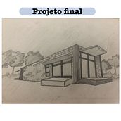 Meu projeto do curso: Ilustração artística de arquitetura à mão livre. Architecture, Pencil Drawing, and Architectural Illustration project by Gabriela Dantas Coqueiro - 11.25.2023
