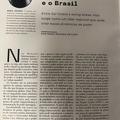A Nova Ordem Internacional e o Brasil. Un proyecto de Escritura de no ficción de Maria De Carli - 26.11.2023