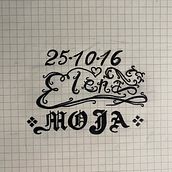 Il mio progetto del corso: Tatuaggio lettering. Projekt z dziedziny  Kaligrafia, T, pografia i Projektowanie tatuaż użytkownika Manuel Puglisi - 27.11.2023
