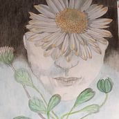 Mein Abschlussprojekt für den Kurs: Kreatives Porträt in Chiaroscuro mit Bleistift. Traditional illustration, Pencil Drawing, Portrait Drawing, Artistic Drawing, and Colored Pencil Drawing project by Sylvie Schmit - 11.27.2023