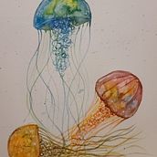 My project for course: Modern Watercolor Techniques. Projekt z dziedziny Trad, c, jna ilustracja,  Sztuki piękne,  Malarstwo i Malowanie akwarelą użytkownika sanjisoro - 02.12.2023