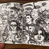 Mi proyecto del curso: Sketchbook de retrato: explora el rostro humano. Un proyecto de Bocetado, Dibujo, Dibujo de Retrato, Dibujo artístico, Sketchbook y Diseño de Ignacio Pedrazzini - 21.11.2023