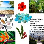 Intro: my world/mood board. Collage project by Teasea Bennett - 11.27.2023