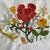 Mi proyecto del curso: Técnica de bordado con paso atrás. Embroider, and Textile Design project by ROSA G - 11.28.2023