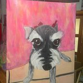 Mi proyecto del curso: Retrato realista de mascotas con pintura al óleo. Fine Arts, Painting, Oil Painting, and Naturalistic Illustration project by Tatiana Cáceres - 11.28.2023
