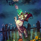 Mi proyecto del curso: Maleficanis Corgicus. Een project van Ontwerp van personages y Digitale illustratie van ameinu83 - 28.11.2023