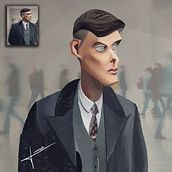 Tommy Shelby. Un progetto di Illustrazione digitale di Tiago Lima - 28.11.2023