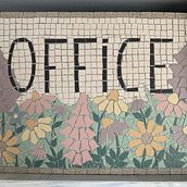 My project for course: Modern Mosaic Art: Make Floral Compositions with Tiles. Arts, Crafts, Furniture Design, Making, Ceramics, Interior Decoration, and DIY project by klaudiaklaudia - 11.28.2023
