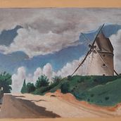 Mon projet du cours : Paysages urbains à l’aquarelle. Un proyecto de Bellas Artes, Pintura a la acuarela e Ilustración arquitectónica de Délice dart - 29.11.2023