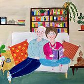Mon projet du cours : Illustration ludique avec aquarelle et crayons de couleur. Een project van Traditionele illustratie, Schilderij, Aquarelschilderen,  Portrettekening y Tekenen met kleurpotloden van Christine Debray - 29.11.2023