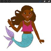 Mermaid. Een project van Kinderillustratie van mufaasa22 - 29.11.2023