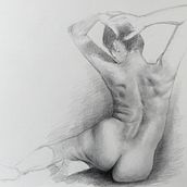 Il mio progetto del corso: Disegno della figura umana in movimento. Projekt z dziedziny  Sztuki piękne, Sketching, R, sunek ołówkiem,  R, sunek, R, sunek realist i czn użytkownika vincedoro - 29.11.2023