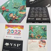 Calendário 2022 - VSP Papéis Especiais. Un projet de Design graphique de Bruno Titton - 30.11.2021
