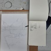 Mi proyecto del curso: Paisajes naturales en acuarela. Un proyecto de Bellas Artes, Pintura y Pintura a la acuarela de Joel Martinez Duran - 29.11.2023