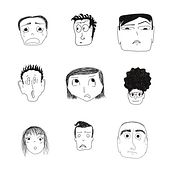 Emoting Friends No. 2. Un progetto di Illustrazione tradizionale, Character design, Fumetto e Sketchbook di Dani Ramsey - 29.11.2023