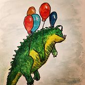 My project for course: Imaginative Character Illustration with Watercolor. Character Design, Painting, Drawing, Watercolor Painting, and Children's Illustration project by Lucy Lenzi - 11.29.2023