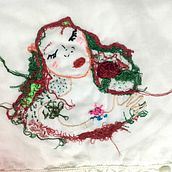 Mi proyecto del curso: Bordado creativo: revolución a puntadas . Kreativitas, Bordir, Dan Desain Tekstil proyek oleh Gissela Benavides - 11.23.2023