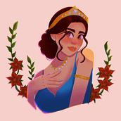 Mi proyecto del curso: Retrato de personajes estilo cartoon con Procreate. Character Design, Digital Illustration, Digital Drawing, and Digital Painting project by Yessica Aleidys Mecatl Segundo - 11.26.2023