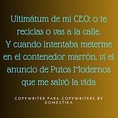Mi proyecto del curso: Copywriting para copywriters. Advertising, Cop, writing, Stor, telling, and Communication project by josemanuelgonzalez072 - 11.30.2023
